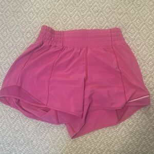 Pink Lulu lemon shorts